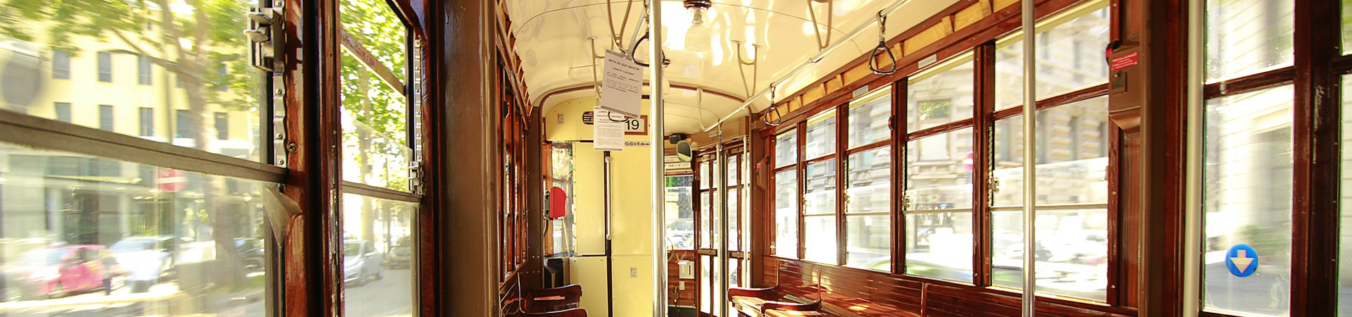 historische Straßenbahn in Mailand